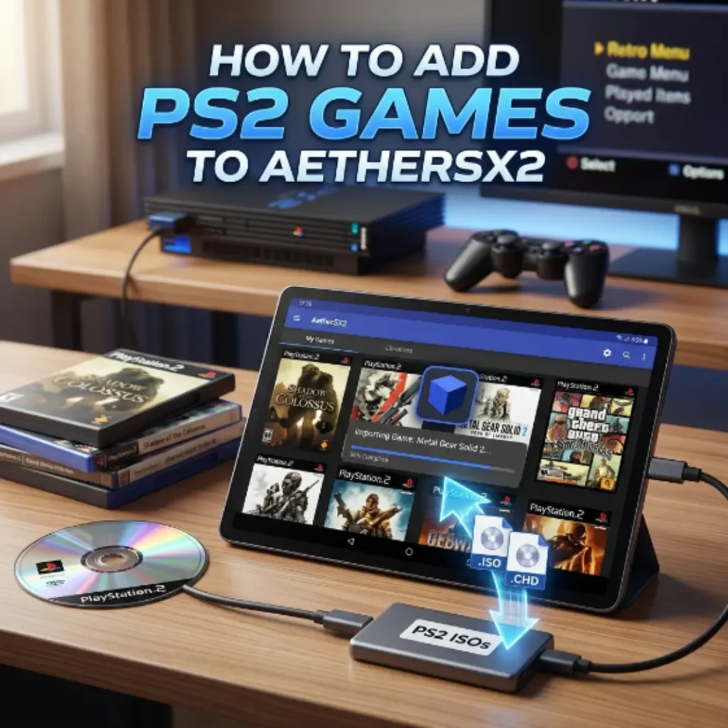 How to Add PS2 Games to AetherSX2