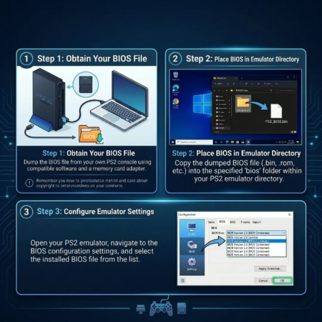 Home How to Install PS2 BIOS