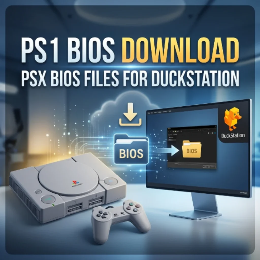PS1 BIOS Download PSX BIOS Files for DuckStation